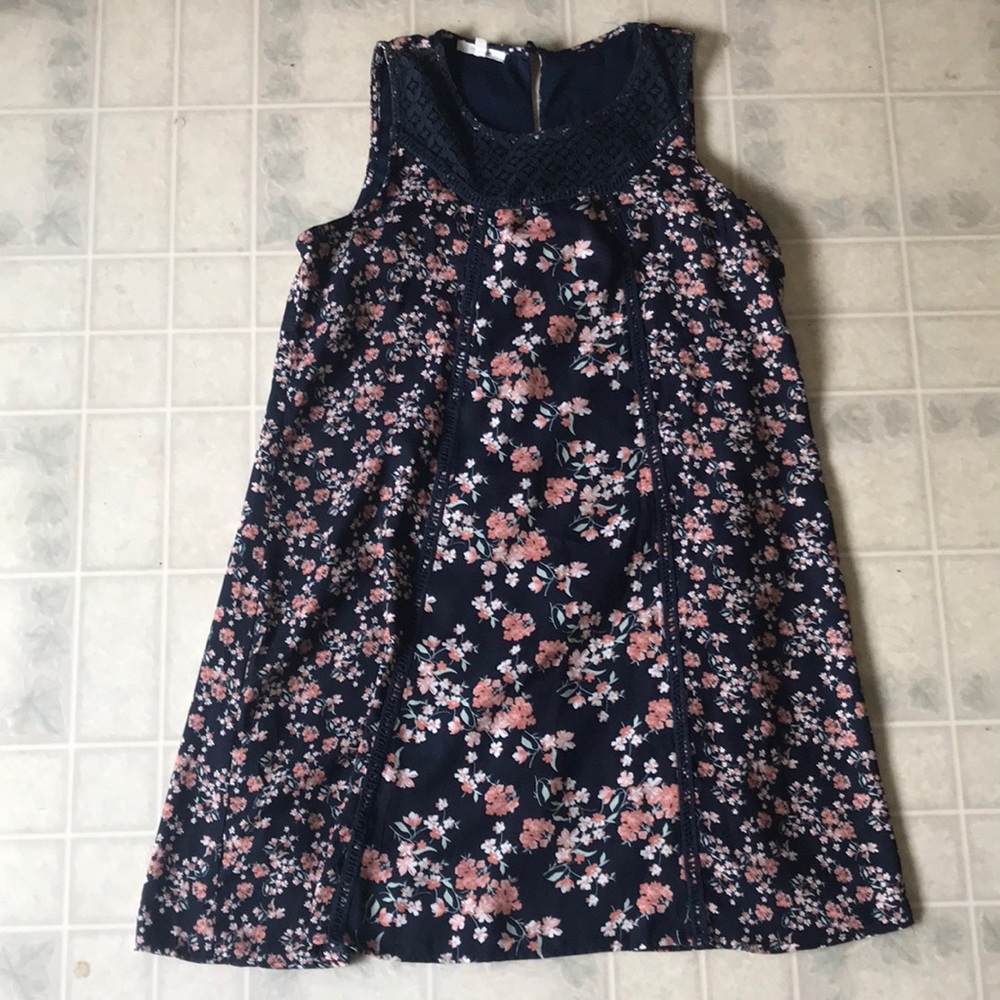 Maurices lace Inset Lined Floral Sundress